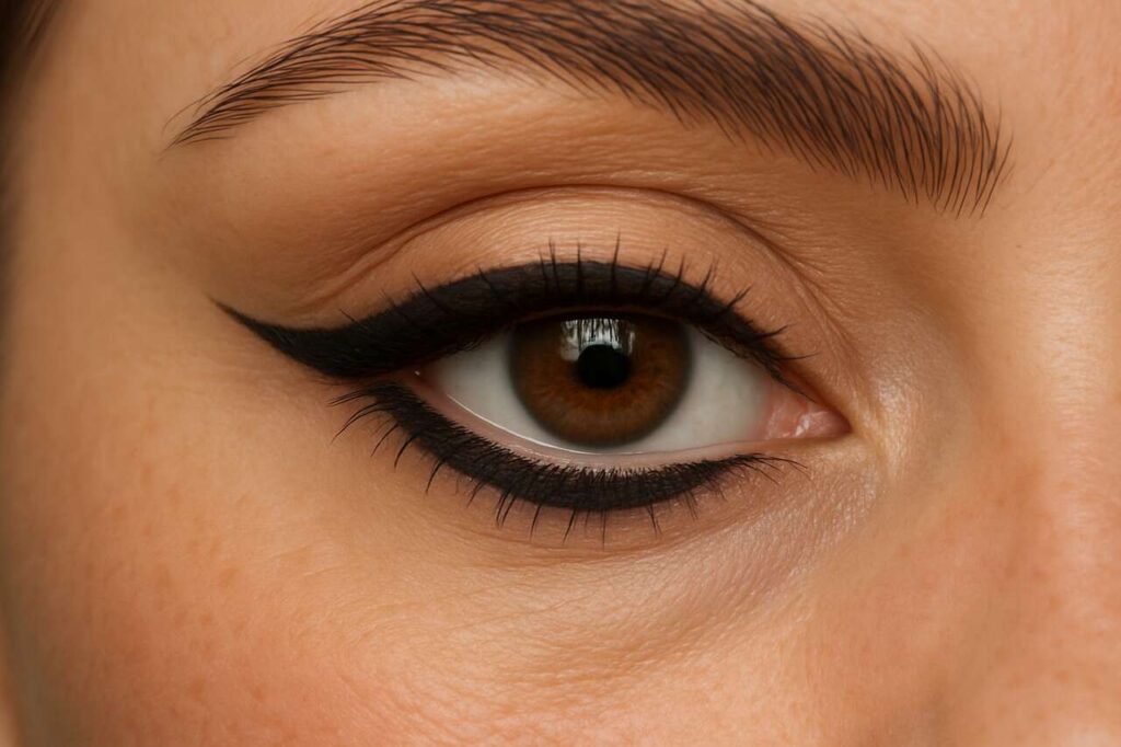 Liner invertito: la tecnica infallibile per valorizzare lo sguardo, anche con palpebre cadenti