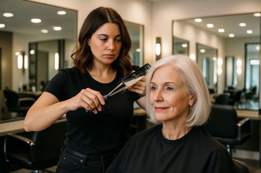 Sono un parrucchiere e ecco i 3 tagli di capelli che invecchiano di più le donne dopo i 50 anni