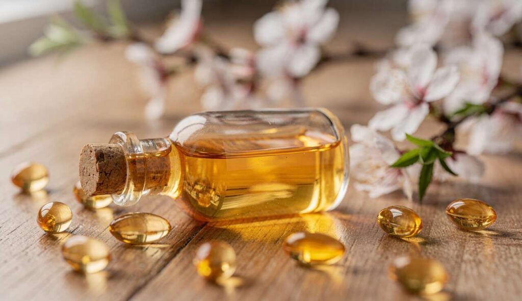 Vitamina E e olio di mandorle: la combinazione naturale che ripara la pelle secca del corpo in primavera