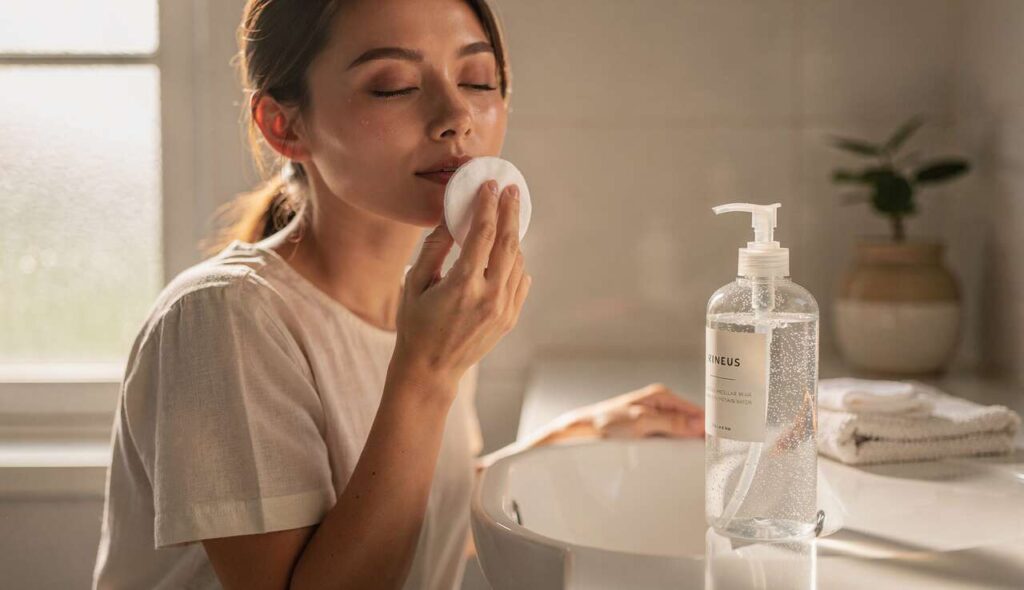 Acqua micellare: come usarla correttamente per evitare di irritare la pelle senza risciacquo